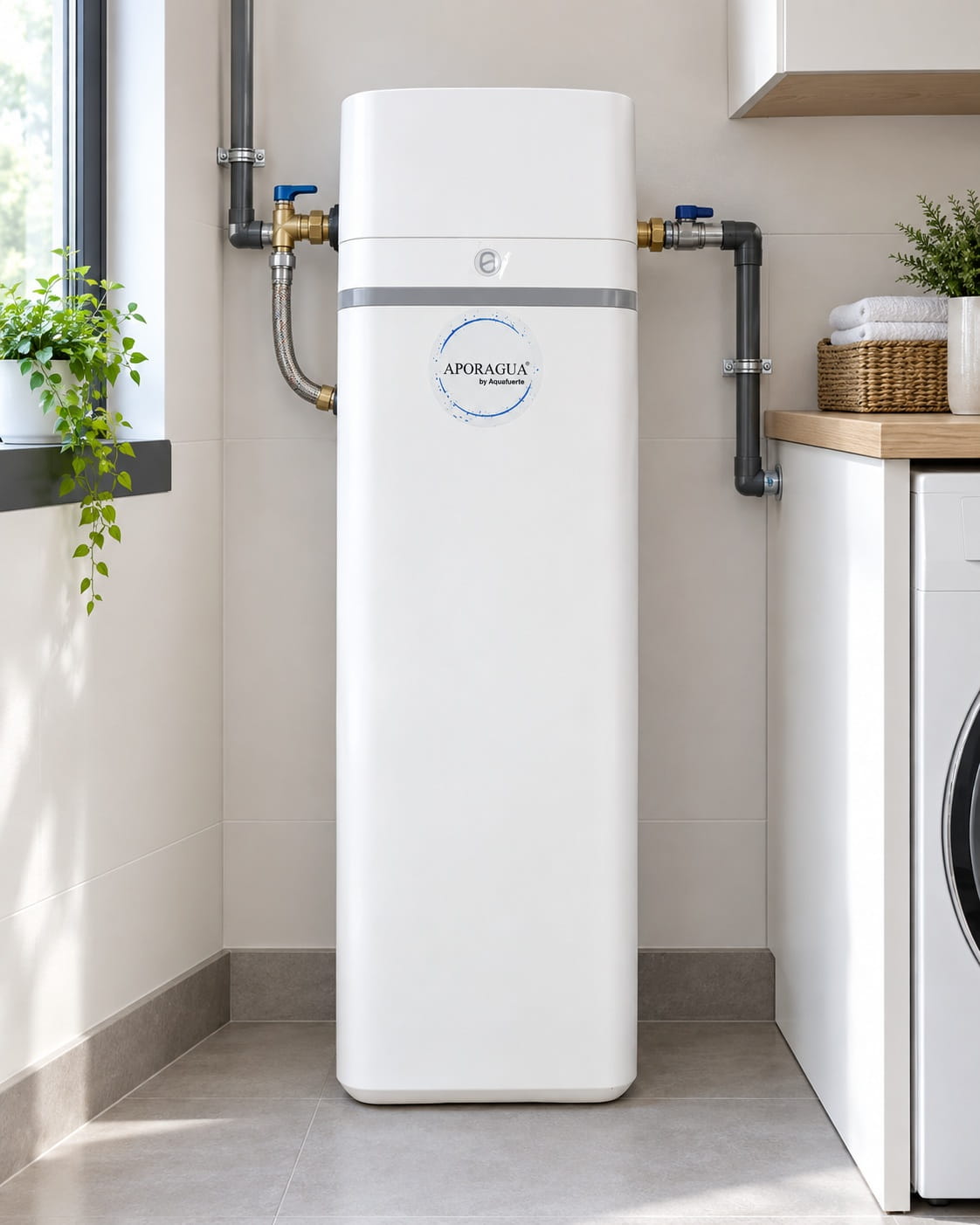 Descalcificador Oly Neo aporagua instalado